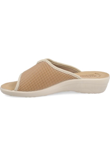 Kadın Terlik T4 429 Fe Fly Flot Cloth Woman Slıpper Beige indirimleri
