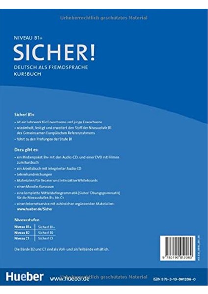 Sicher!: B1+ Kursbuch und Arbeitsbuch mit Audio-CD