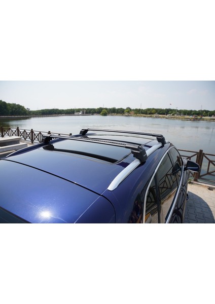 Chery Tiggo 7 2023-2024 Thunder Carrier Siyah Kilitli Ara Atkı Tavan Çıtası Taşıma Barı