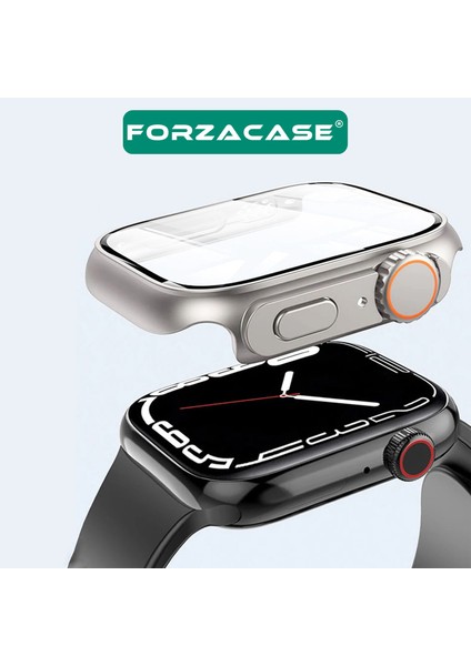 Apple Watch 41MM ile Uyumlu Full Ekran Kasa Koruyucu ve Watch Ultra Çevirici Kılıf - FC397 indirimleri