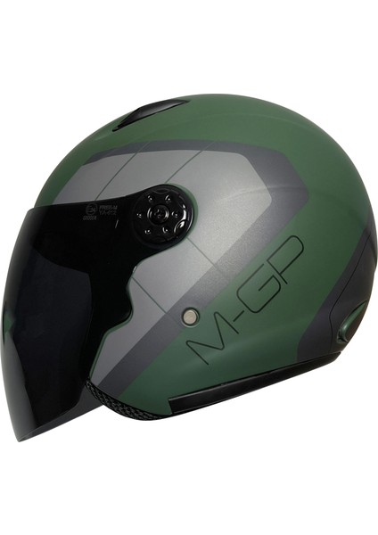 601 Cargo Mat Yeşil Kask (Siyah Camlı) modelleri
