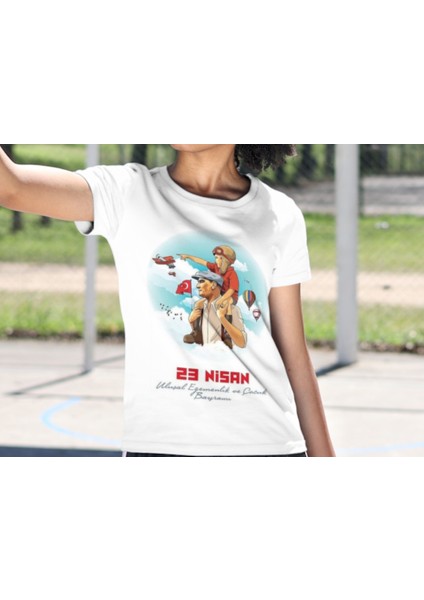 23 Nisan Çocuk Bayramı Tişört 23 Nisan T-Shirt
