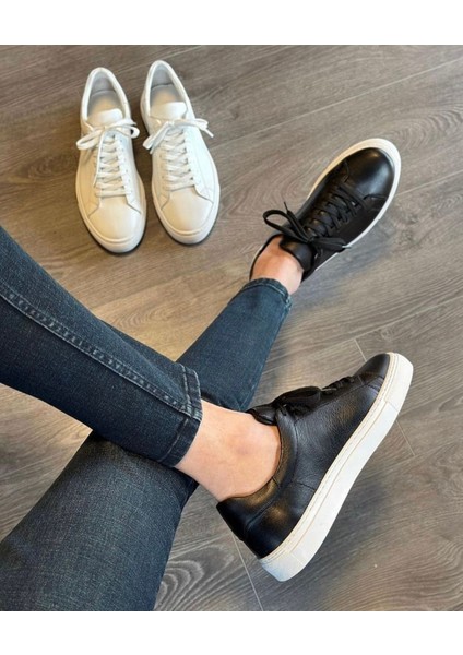 SLOPE 721 Deri Casual Erkek Ayakkabı Siyah