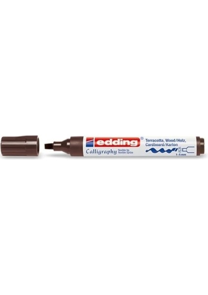 Eddıng Kaligrafi Kalemi Koyu Kahve 5 mm ( E-1455)
