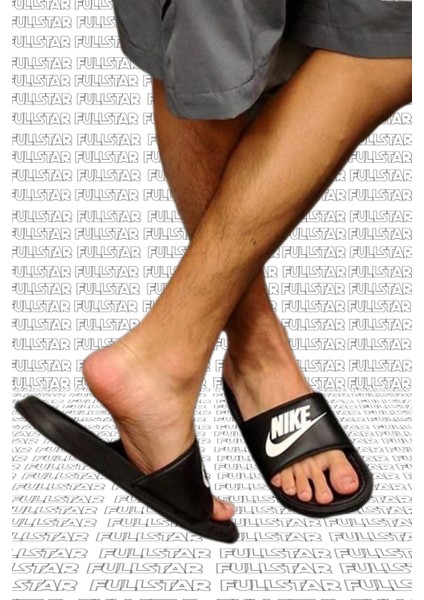 Futura Benassi Slide Black Siyah Terlik Tek Bantlı