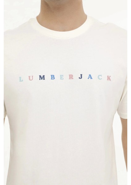 ml Mesus 11URBNG2022 0 Yaka Erkek Tshirt - Ekru