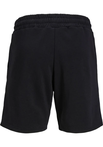 Jack & Jones Jpstestar Jj Sweat Shorts Siyah Erkek Şort