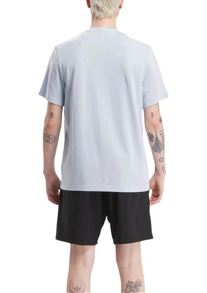 Identıty Bıg Logo Mavi Erkek Kısa Kol T-Shirt modelleri