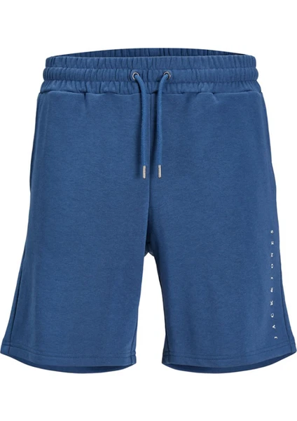 Jack & Jones Jpstestar Jj Sweat Shorts Mavi Erkek Şort