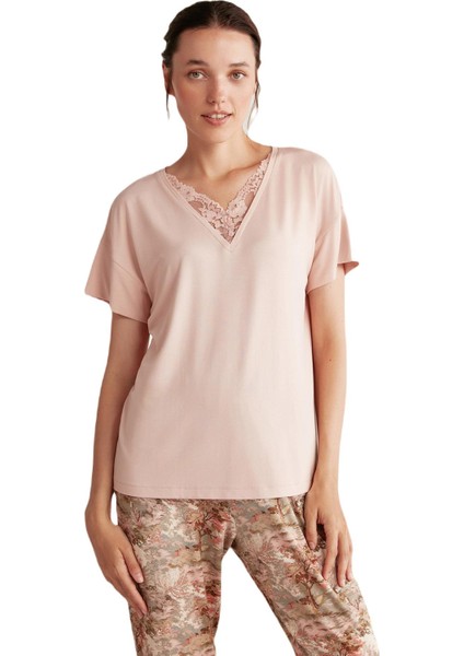 Kadın Pembe Pijama Takım 2541 modelleri