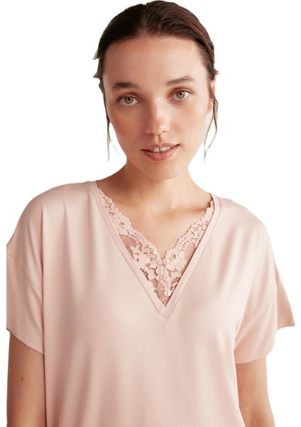 Kadın Pembe Pijama Takım 2541 fırsatları