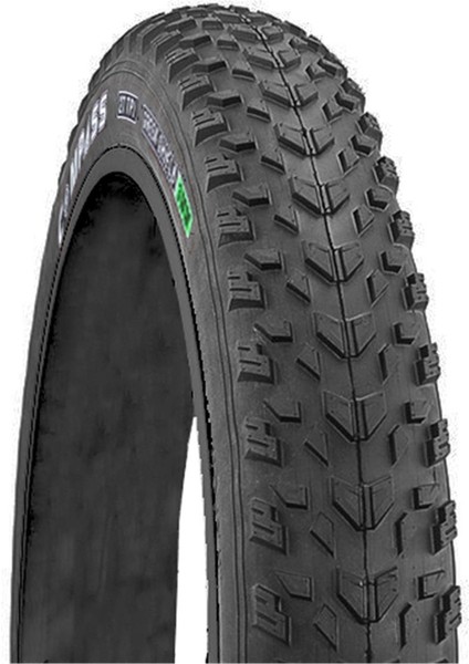 20X4.0 3mm Zırhlı Dişli Fat Bike Bisiklet Dış Lastik Siyah Tırnaklı Model