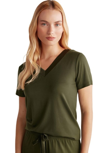 Kadın Yeşil Pijama Takım 2346 modelleri
