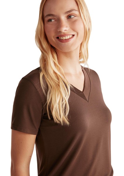 Kadın Kahverengi Pijama Takım 2346 fırsatları