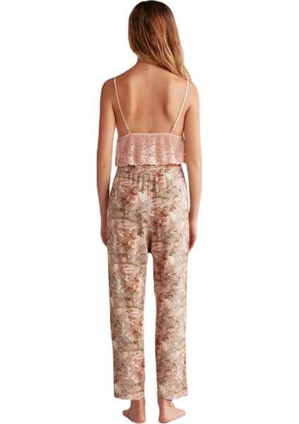 Kadın Pembe 3'Lü Pijama Takım 2506 indirimleri