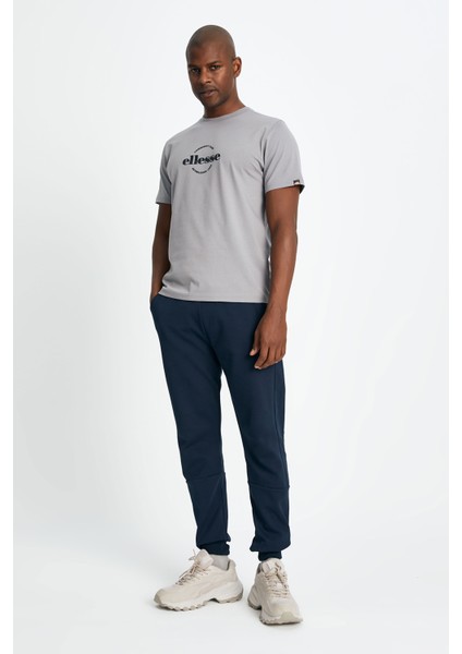 Logolu Bisiklet Yaka Pamuk T Shirt Erkek T Shirt EM165