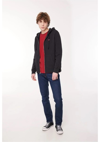 Pamuklu Regular Fit Kapüşonlu Sweat Erkek Sweat A7770 modelleri