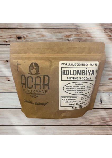 Kolombiya Supremo 250 Gram