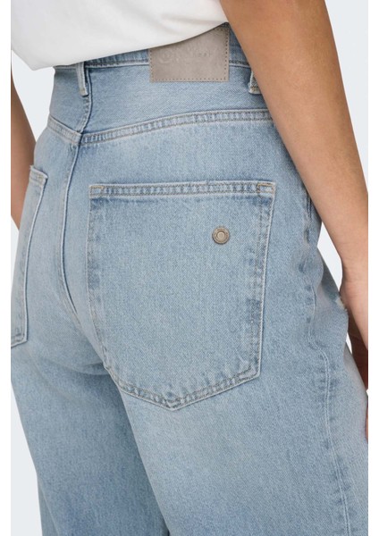 Kadın Düz Kalıp Jean Yırtık Kot Pantolon - 15282727 fırsatları