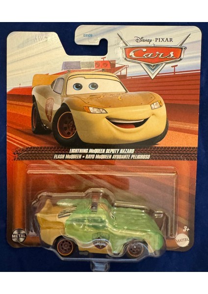 Disney Pixar Cars Lightning Mcqueen Deputy Hazard HTX87
