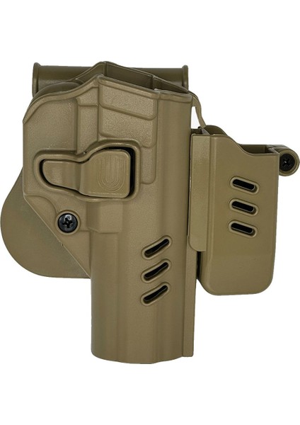 Beretta F92 Taktik Polimer Kılıf Tekli Şarjörlüklü