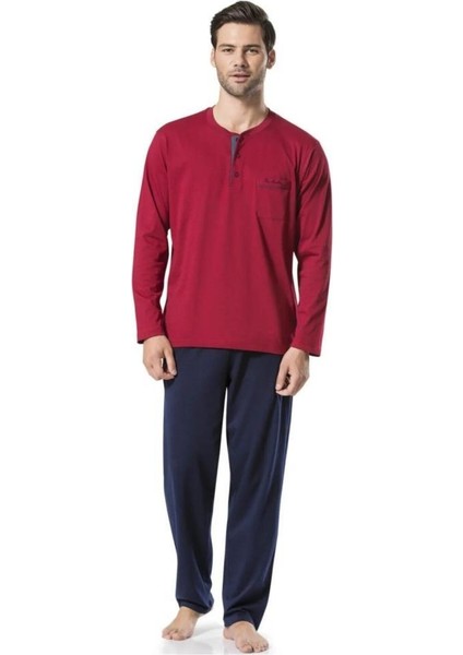 5560 Bordo Damatlık Ropteşambr 5 Li Pijama Set fiyatları