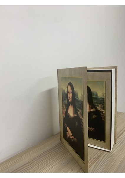 Dekoratif Kitap Kutu Seti 2 Li Set Monalisa