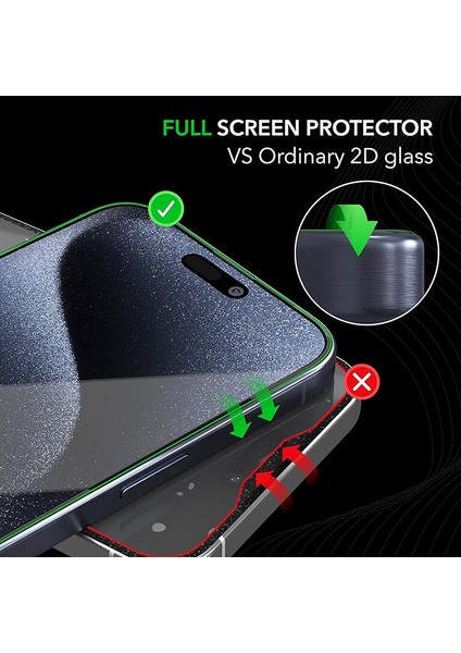 iPhone 14 Hayalet Cam Ekran Koruyucu Tam Kaplayan Otomatik Hizalamalı Toz Önleyici Hd+ indirimleri