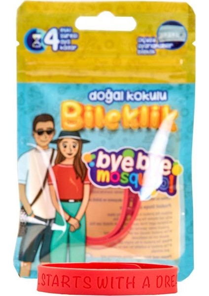 Bye Bye Mosquito Sivrisinek Kovucu Bileklik Yetişkin