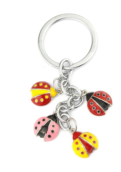 Renkli Uğur Böceği Tasarımlı Anahtarlık ''newlifepromosyon'' MDL541