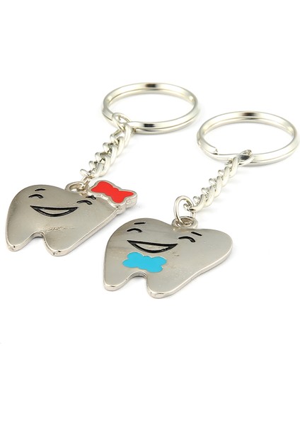 Ikili Diş Tasarımlı Anahtarlık ''newlifepromosyon'' MDL342 fiyatları