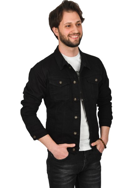 Slim Fit Likralı Kot Mont Jean Ceket 2201007 fiyatları