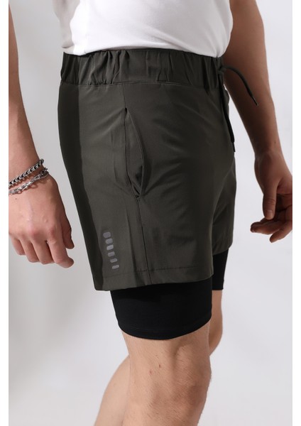 Erkek Taytlı Spor Şort / Men's Athlete Tıghts Shorts