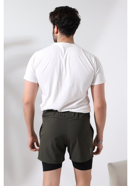 Erkek Taytlı Spor Şort / Men's Athlete Tıghts Shorts
