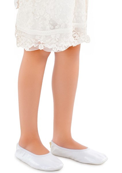 Prom 7525 Kız Çocuk Pisi Pisi Balo Dans Gösteri Ayakkabısı Beyaz fiyatları