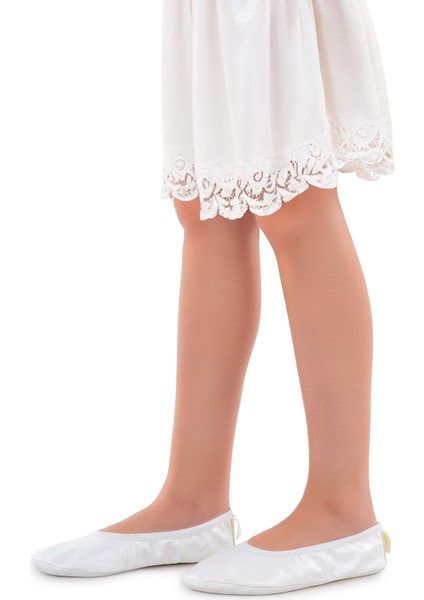 Prom 7525 Kız Çocuk Pisi Pisi Balo Dans Gösteri Ayakkabısı Beyaz modelleri