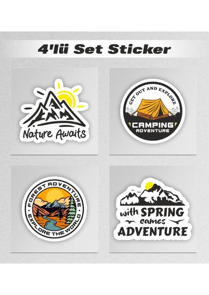 Adventure Camping Outdoor Karavan Off Road 4lü Ekonomik Set 1