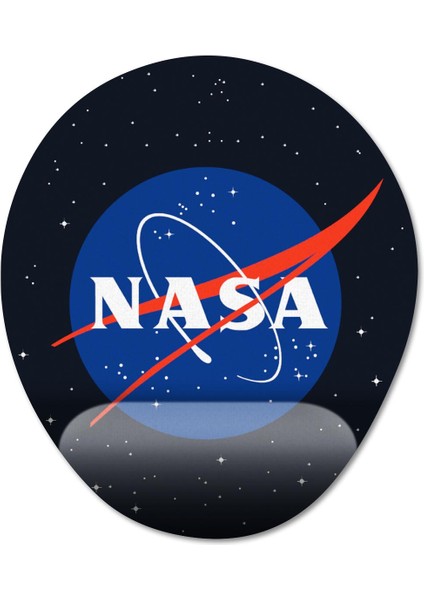 Nasa - Amerikan Havacılık ve Uzay Ajansı Bilek Destekli Mousepad Model - 1 Oval fiyatları