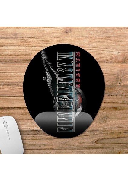Final Fantasy 7 Rebirth Bilek Destekli Mousepad Model - 2 Oval