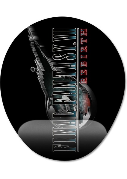 Final Fantasy 7 Rebirth Bilek Destekli Mousepad Model - 2 Oval