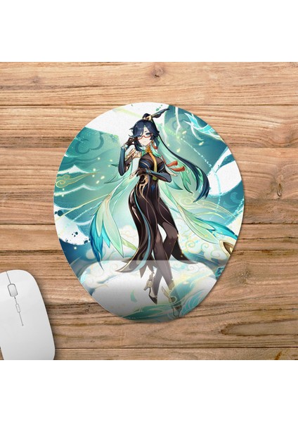 Xianyun - Genshin Impact Bilek Destekli Mousepad Model - 3 Oval