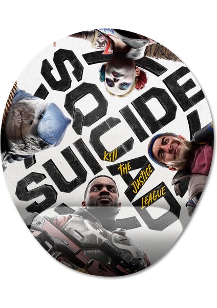 Suicide Squad: Kill The Justice League Bilek Destekli Mousepad Model - 1 Oval fiyatları