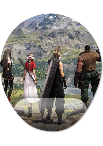 Final Fantasy 7 Rebirth Bilek Destekli Mousepad Model - 3 Oval fiyatları