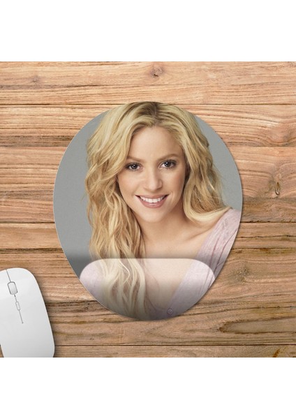 Shakira Bilek Destekli Mousepad Model - 3 Oval