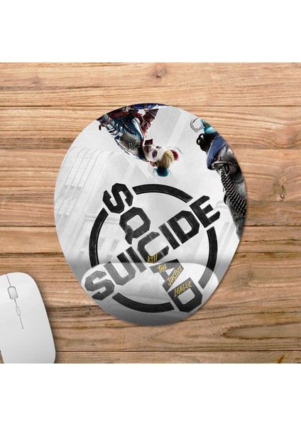 Suicide Squad: Kill The Justice League Bilek Destekli Mousepad Model - 2 Oval