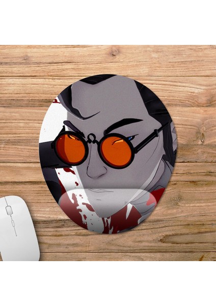 Blue Eye Samurai Bilek Destekli Mousepad Model - 1 Oval