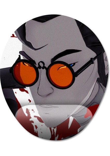 Blue Eye Samurai Bilek Destekli Mousepad Model - 1 Oval fiyatları