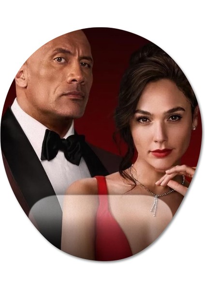 Red Notice Bilek Destekli Mousepad Model - 1 Oval