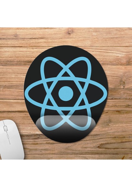 React - Programlama Bilek Destekli Mousepad Model - 1 Oval
