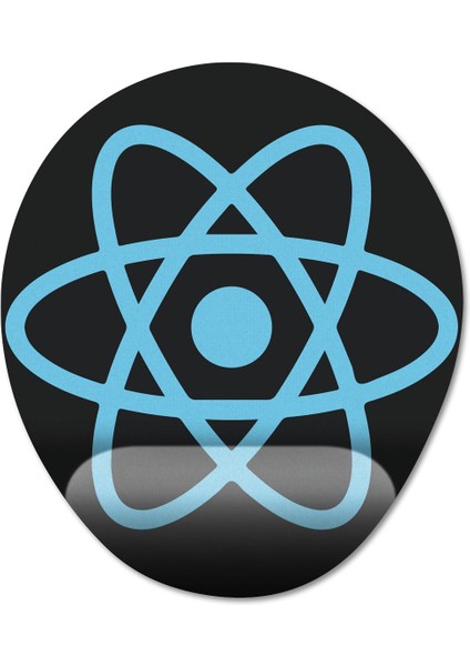 React - Programlama Bilek Destekli Mousepad Model - 1 Oval